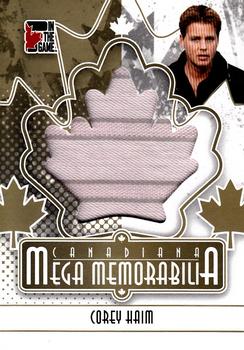 2011 In The Game Canadiana - Mega Memorabilia Gold #MM-30 Corey Haim Front