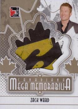 2011 In The Game Canadiana - Mega Memorabilia Gold #MM-31 Zack Ward Front