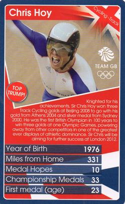2012 Top Trumps Our Greatest Team #NNO Chris Hoy Front