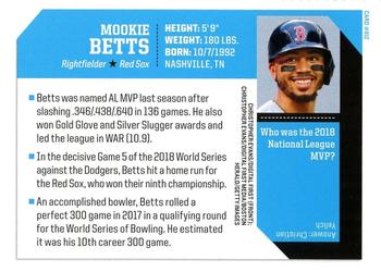 2019 Sports Illustrated for Kids #812 Mookie Betts Back