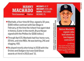 2019 Sports Illustrated for Kids #833 Manny Machado Back