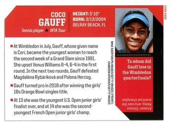 2019 Sports Illustrated for Kids #856 Coco Gauff Back