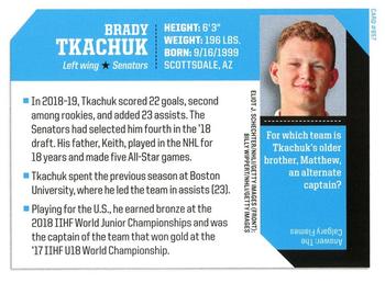 2019 Sports Illustrated for Kids #857 Brady Tkachuk Back