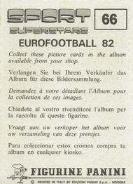 1981 Panini Sport Superstars (Eurofootball 82) Stickers #66 Larry Holmes Back