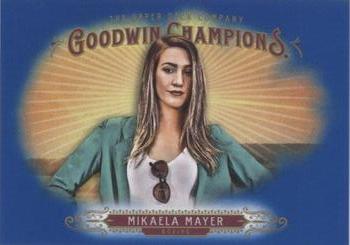 2018 Upper Deck Goodwin Champions - Royal Blue #98 Mikaela Mayer Front