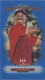 2018 Upper Deck Goodwin Champions - Minis Royal Blue #20 Tiger Woods Front