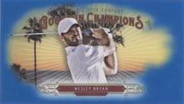 2018 Upper Deck Goodwin Champions - Minis Royal Blue #77 Wesley Bryan Front