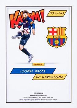 2018 Panini Kaboom! - Gold #K-LMS Lionel Messi Back