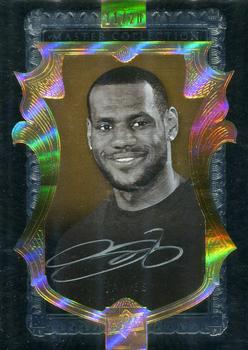 2016 Upper Deck All-Time Greats Master Collection - Autograph Golden Rainbow #MC-LJ LeBron James Front