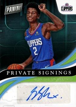 2018 Panini Cyber Monday - Private Signings #SG Shai Gilgeous-Alexander Front