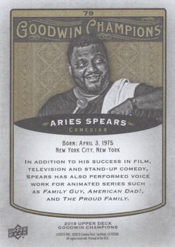 2019 Upper Deck Goodwin Champions #79 Aries Spears Back