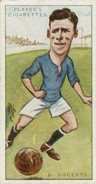 1926 Player's Footballers Caricatures by Rip #20 Frank Roberts Front