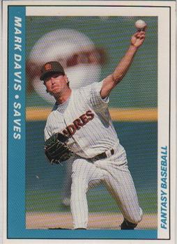 1990 Baseball Cards Presents Fantasy Baseball #1 Mark Davis Front