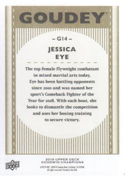2019 Upper Deck Goodwin Champions - Goudey #G14 Jessica Eye Back