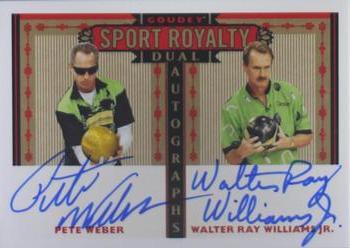 2019 Upper Deck Goodwin Champions - Goudey Sport Royalty Dual Autographs #SRA-WW Pete Weber / Walter Ray Williams Jr. Front