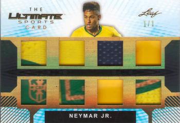 2019 Leaf Ultimate Sports - The Ultimate Card Relics Gold #TUC-23 Neymar Jr. Front