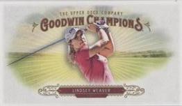 2018 Upper Deck Goodwin Champions - Minis Blank Back #NNO Lindsey Weaver Front