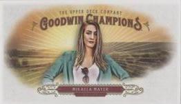 2018 Upper Deck Goodwin Champions - Minis Blank Back #NNO Mikaela Mayer Front