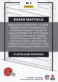 2019 Panini The National #6 Baker Mayfield Back