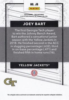2019 Panini The National - College Magnetic Fur #JB Joey Bart Back