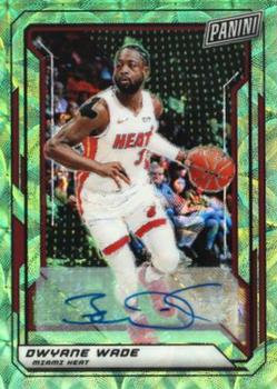 2019 Panini National Convention VIP Gold Packs - Autograph Neon Green Prizms #39 Dwyane Wade Front
