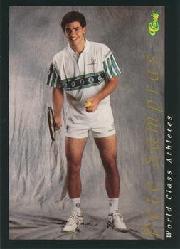 1992 Classic World Class Athletes - Promos #3 Pete Sampras Front