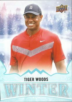 2019 Upper Deck Singles Day Winter #W8 Tiger Woods Front