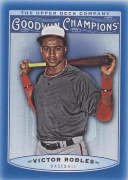 2019 Upper Deck Goodwin Champions - Royal Blue #49 Victor Robles Front