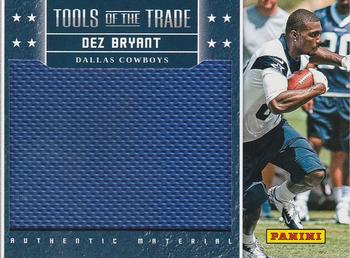 2012 Panini Black Friday - Tools of the Trade Equipment Bag Football #2 Dez Bryant Front