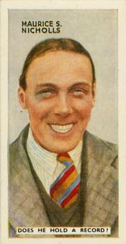1935 Godfrey Phillips In The Public Eye #46 Stan Nicholls Front