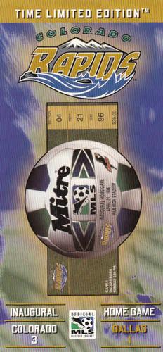 1997 Classic Collectible Time Limited Edition #NNO Colorado Rapids Front
