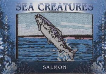 2020 Upper Deck Goodwin Champions - Sea Creatures Manufactured Patches #SC-1 Salmon Front