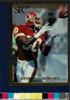 1992 D&B Publications The Sports Report - Holo Foil #27 Desmond Howard Front