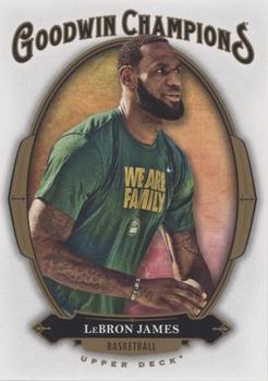 2020 Upper Deck Goodwin Champions - Blank Back #NNO LeBron James Front