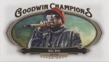 2020 Upper Deck Goodwin Champions - Minis Blank Back #NNO Big Boi Front