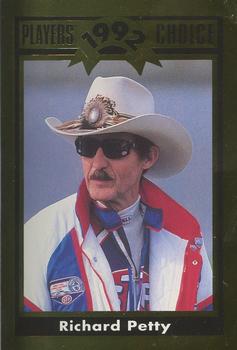 1992 Cartwrights Players Choice #6 Richard Petty Front