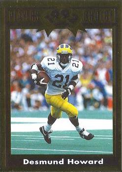 1992 Cartwrights Players Choice #15 Desmond Howard Front