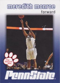 2010 The Second Mile Penn State Nittany Lions Winter Sports #NNO Meredith Monroe Front