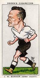 1935 Ogden's Football Caricatures #1 Jack  Barker Front