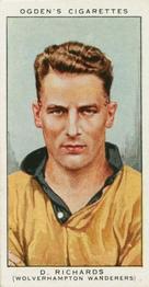 1935 Ogden's Football Club Captains #18 Dai Richards Front