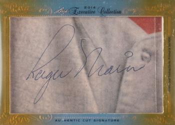 2014 Leaf Executive Collection Masterpiece #NNO Babe Ruth / Roger Maris Back