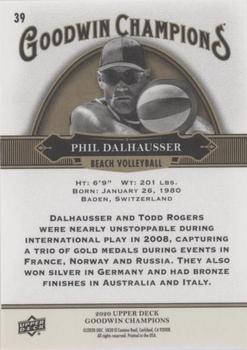 2020 Upper Deck Goodwin Champions - Lightning Background #39 Phil Dalhausser Back