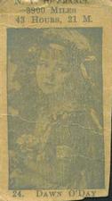 1926-28 W511 Strip Cards #24 Dawn O’Day Front