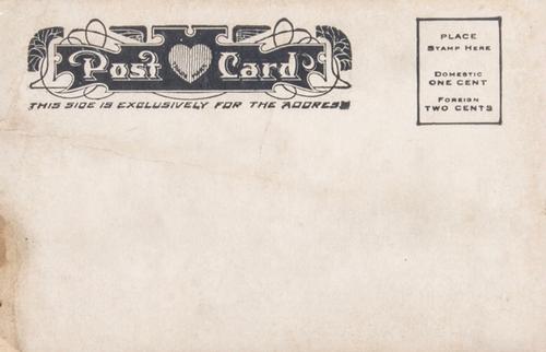 1909-16 Max Stein Postcards (PC758) #NNO Frank Schulte Back