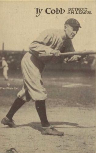 1909-16 Max Stein Postcards (PC758) #NNO Ty Cobb Front