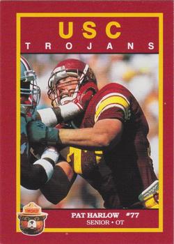 1990 USC Trojans Smokey #NNO Pat Harlow Front