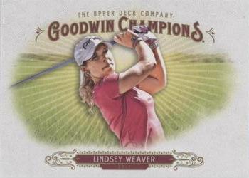 2018 Upper Deck Goodwin Champions - Blank Back #NNO Lindsey Weaver Front