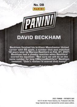 2021 Panini Father's Day #DB David Beckham Back