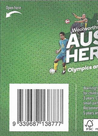 2021 Woolworths Aussie Heroes Stickers #3 Murray Rose Back