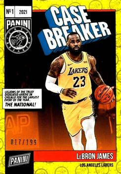 2021 Panini The National Convention Case Breaker #CB11 LeBron James Front